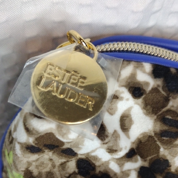 Estee Lauder Floral and Snake Print Cosmetic Bag - Picture 3 of 6